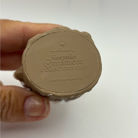 Hallmark Keepsake Ornament Box in Green and Red owl 1990 vintage - Picture 5 of 5